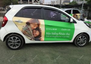 Quảng cáo trên xe hơi, xe ô tô cá nhận tại TP Hồ Chí Minh