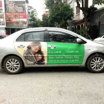 Quảng cáo trên xe hơi, xe ô tô cá nhân tại TP Đà Nẵng