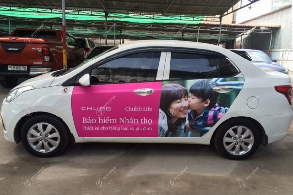 Quảng cáo trên xe hơi, xe ô tô cá nhân tại TP Hải Phòng