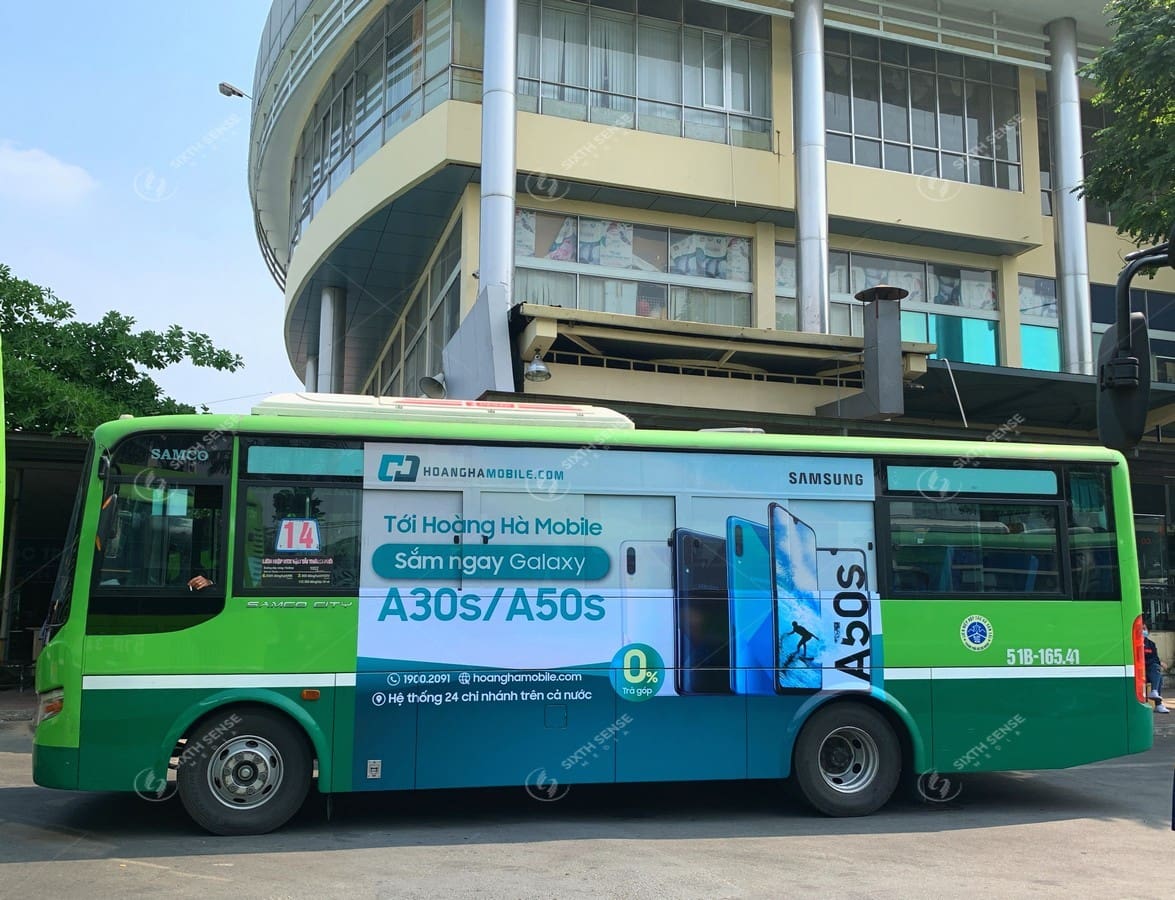 quảng cáo trên xe bus tphcm