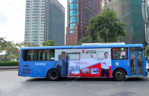 Quảng cáo trên xe bus tại thành phố Hồ Chí Minh