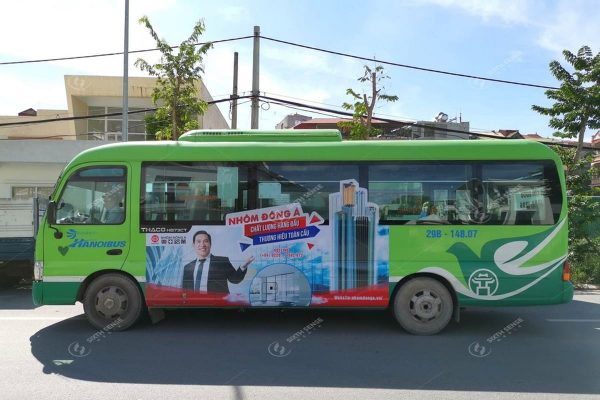 quảng cáo xe bus hà nội