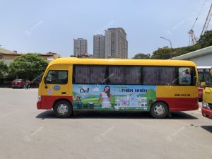 Tìm hiểu chi tiết về hình thức quảng cáo trên thân xe bus