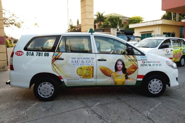 Quảng cáo trên taxi hiệu quả và chuyên nghiệp tại TPHCM