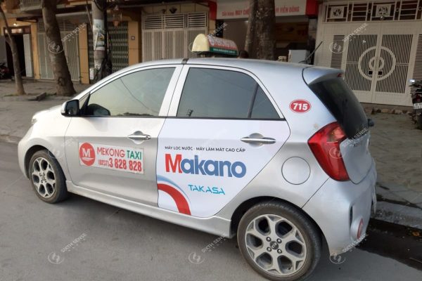 Dịch vụ quảng cáo xe taxi ở Thanh Hóa chuyên nghiệp