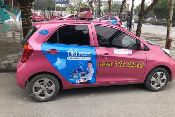 Quảng cáo xe taxi ở Hải Phòng gia tăng nhận diện thương hiệu