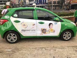 Quảng cáo trên xe taxi ở Điện Biên uy tín, chuyên nghiệp
