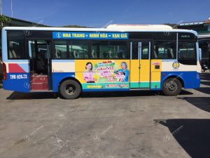 Quảng cáo xe bus Nha Trang – Mang thương hiệu đến gần khách hàng