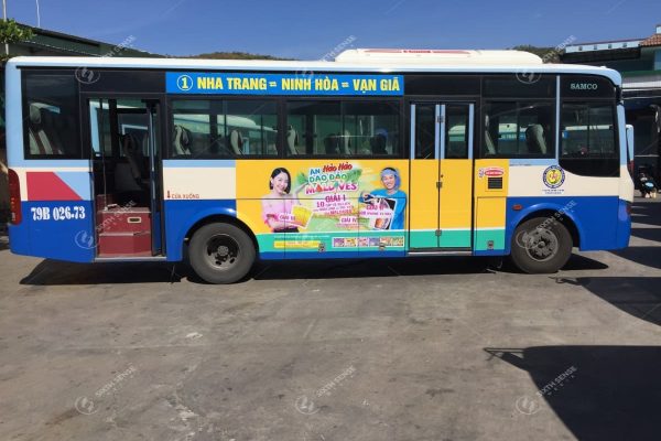 Quảng cáo xe bus Nha Trang – Mang thương hiệu đến gần khách hàng