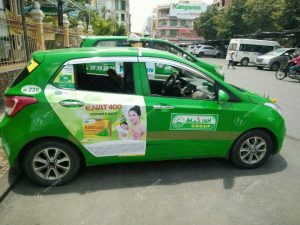 Quảng cáo taxi ở Cà Mau