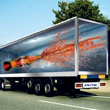Những thiết kế quảng cáo xe tải 3D siêu ấn tượng