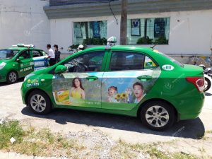 Quảng cáo trên xe taxi ở An Giang hiệu quả cho mọi doanh nghiệp
