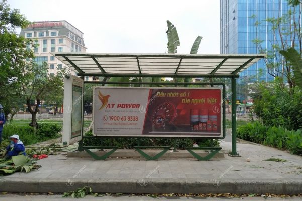 quảng cáo tại trạm xe bus Hà Nội
