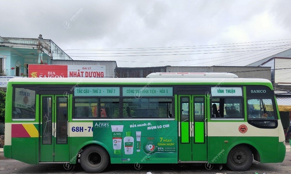 quảng cáo xe buýt tại Kiên Giang