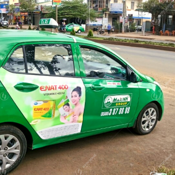 Quảng cáo xe taxi ở Đắk Lắk gia tăng nhận diện thương hiệu