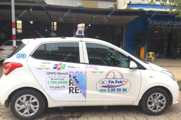 quảng cáo trên liên minh taxi Việt
