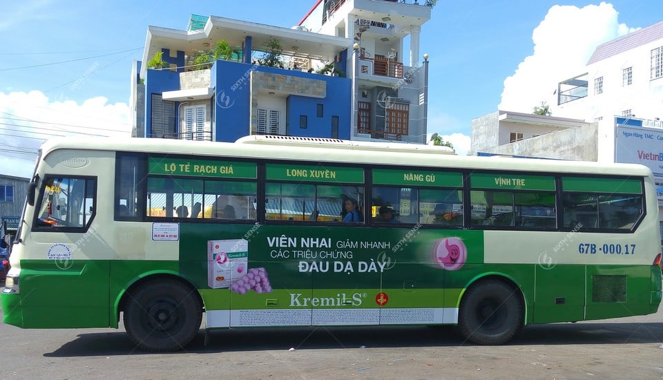 quảng cáo xe buýt ở An Giang