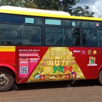 quảng cáo xe buýt ở Bình Phước