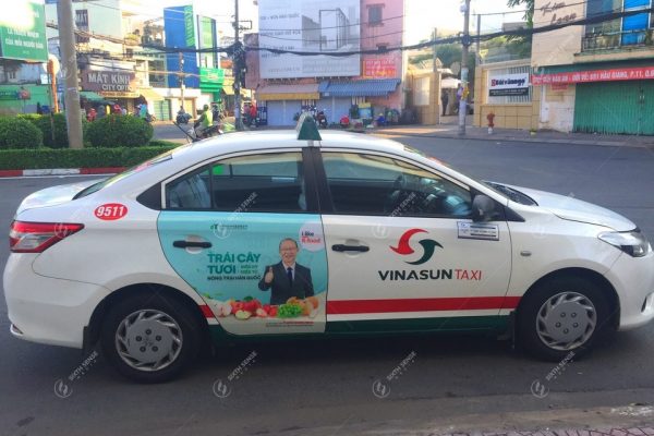 Quảng cáo trên taxi ở Bình Phước hiệu quả cho mọi nhà đầu tư