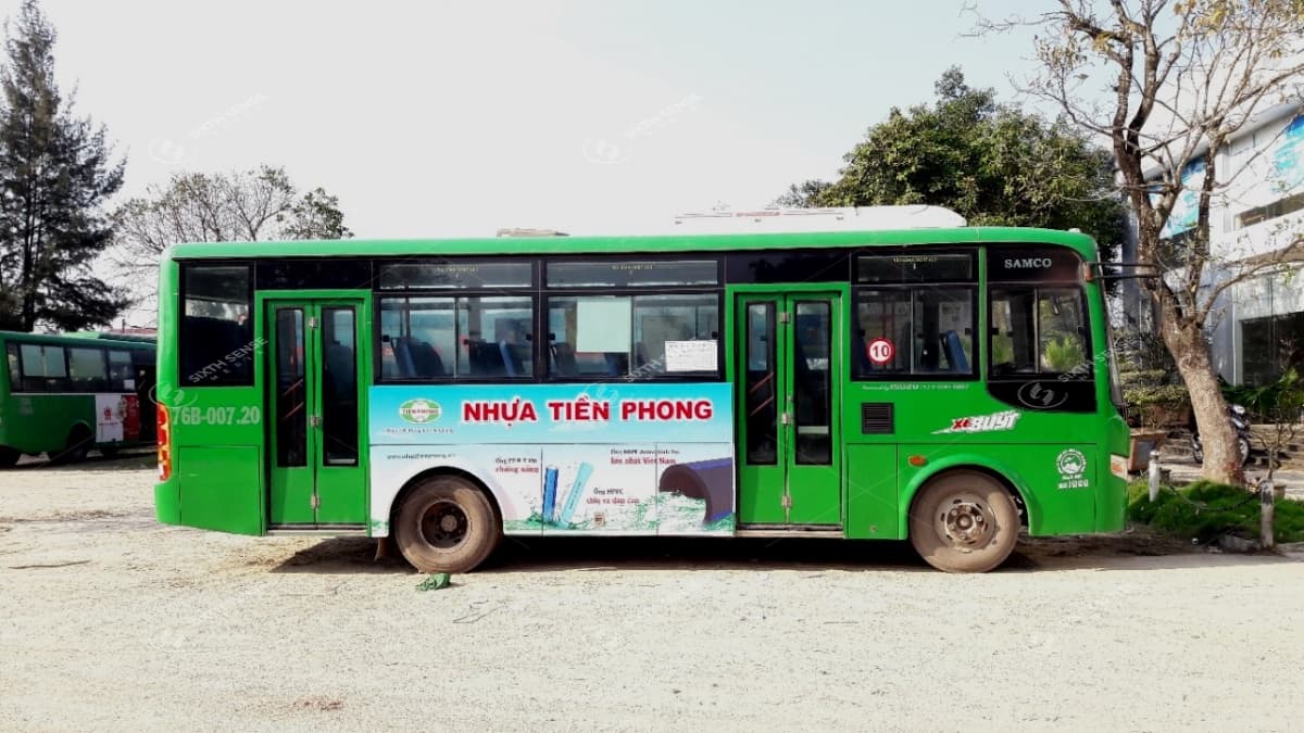 Quảng cáo xe buýt ở Quảng Ngãi