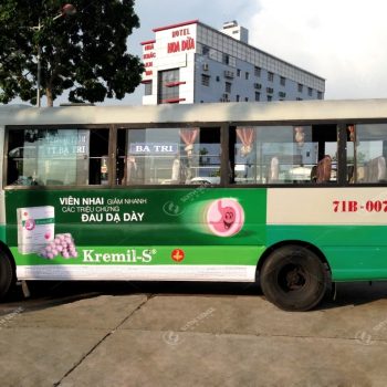 quảng cáo trên xe buýt tỉnh Bến Tre