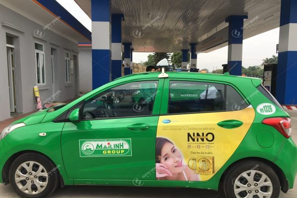 quảng cáo xe taxi ở Trà Vinh