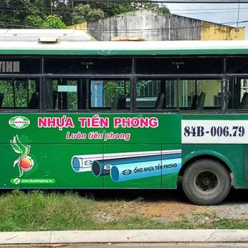 quảng cáo xe buýt ở trà vinh