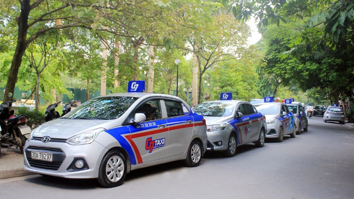 G7 Taxi sở hữu mạng lưới xe lớn, phù hợp với các chiến dịch quảng cáo tập trung tại Hà Nội. (Nguồn: Dự án SSM)
