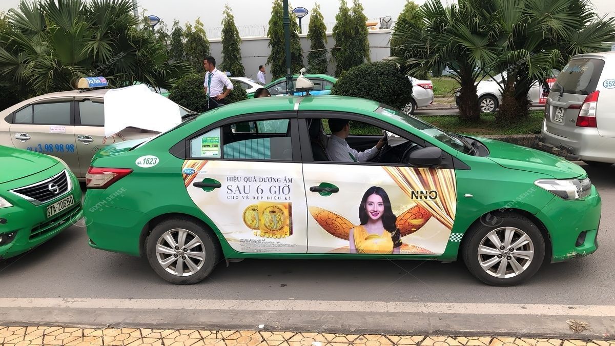 SSM cung cấp giải pháp quảng cáo taxi trọn gói từ tư vấn, thiết kế đến thi công và nghiệm thu. (Nguồn: Dự án SSM)