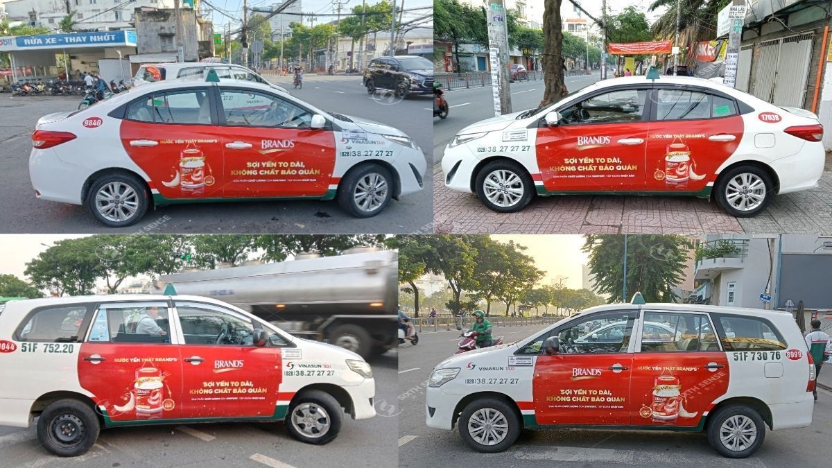 Quảng cáo trên ô kính và vị trí phụ giúp thương hiệu tận dụng thêm không gian hiển thị. (Nguồn: Dự án SSM)